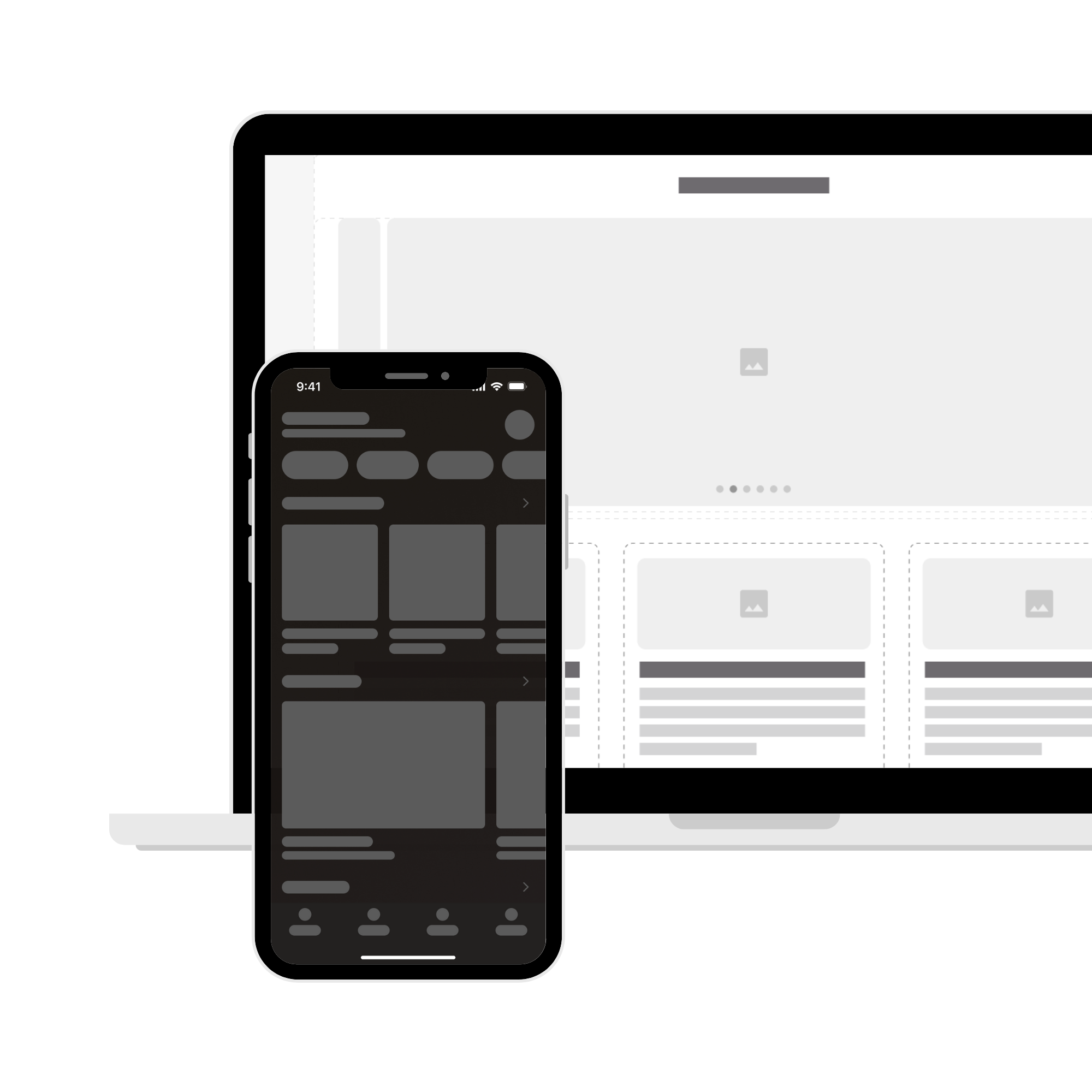 Digital Product Design Wireframes